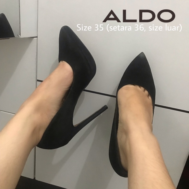 Heels sepatu aldo original branded preloved second bekas
