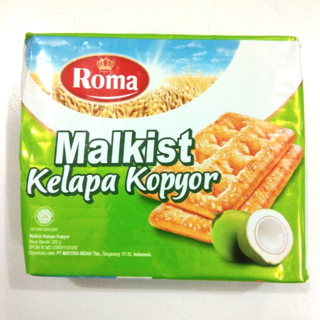 

Roma Malkist Kelapa Kopyor