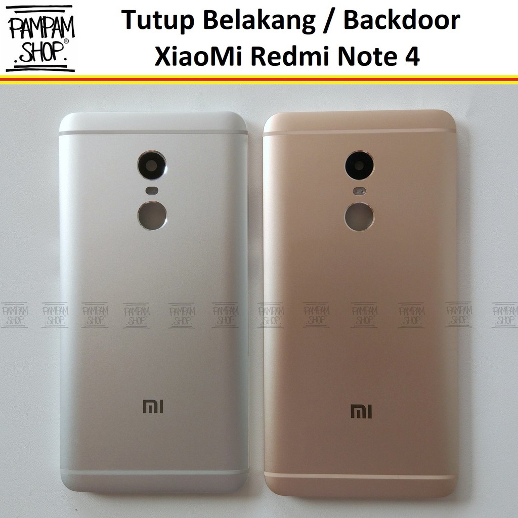 Tutup Belakang Baterai Casing Backdoor Back Door Cover XiaoMi Redmi Note 4 Xiao Mi Original OEM