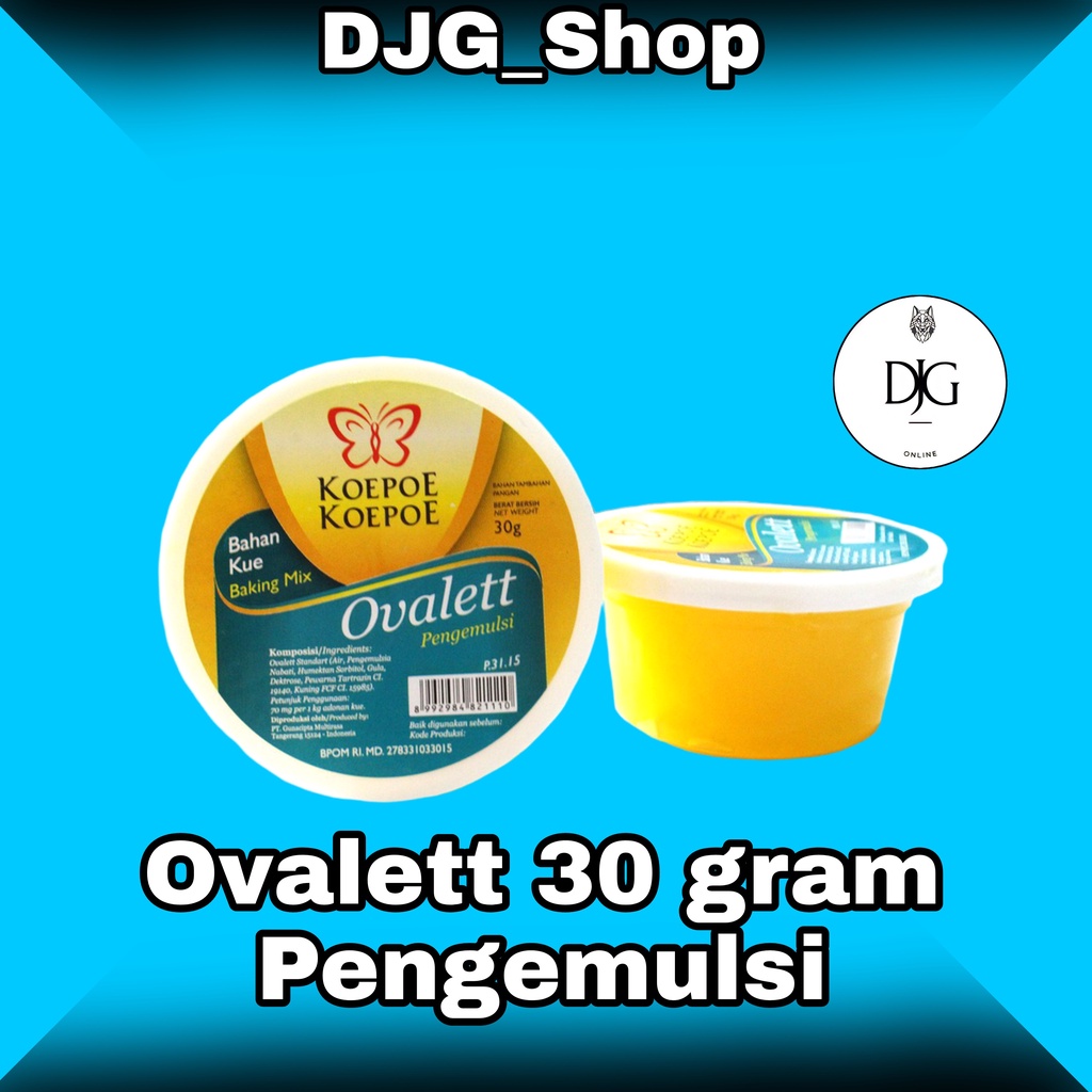 

Ovalett Pengemulsi Koepoe-koepoe 30 gram