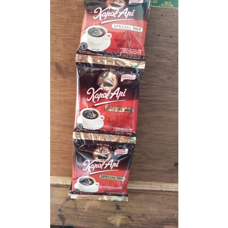 

Kopi kapal api special mix renceng 25gr x 10 sachet