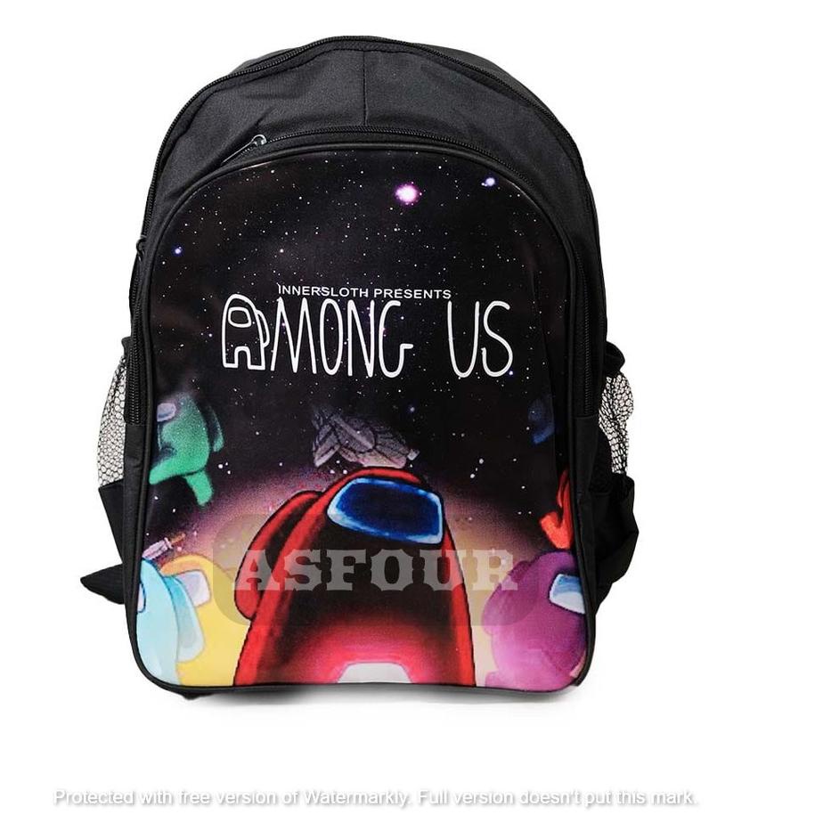 Bagus Dipakai.. Tas ransel Sekolah Anak Tas Karakter Anak Among Us Tas Ranse Gaming Tas Anak Laki La