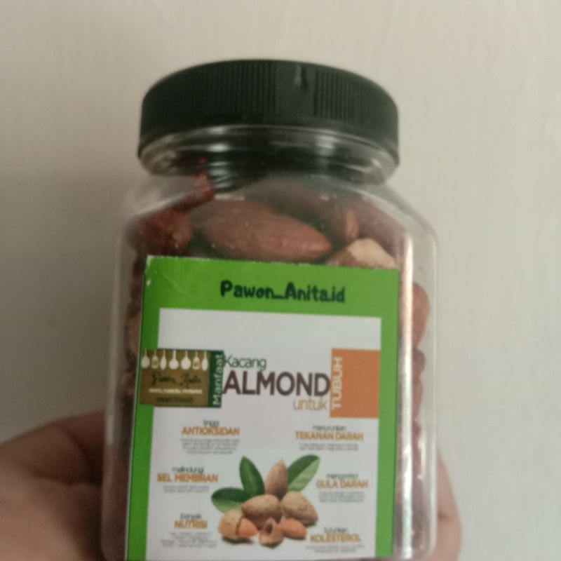 

Almond panggang siap makan