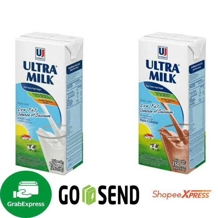 

Susu Ultra Milk Low Fat 250 ml [KARTON] (khusus kurir instant/sameday)