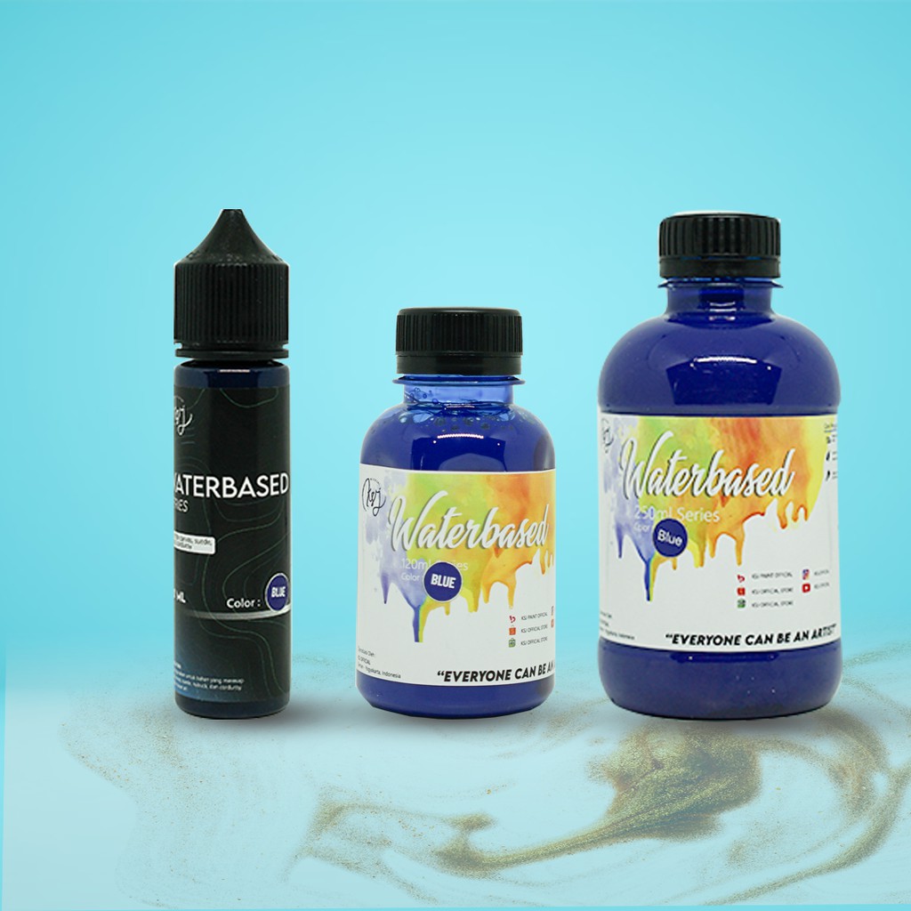 Cat Sepatu KSJ Canvas X Suede Waterbased ( Pelengkap Pembersih Sepatu / Shoe Cleaner )-BLUE