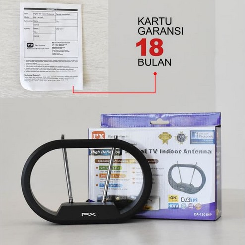 Antena TV Indoor PX DA-1301NP Digital TV DVB-T2 (Garansi 18 Bulan)