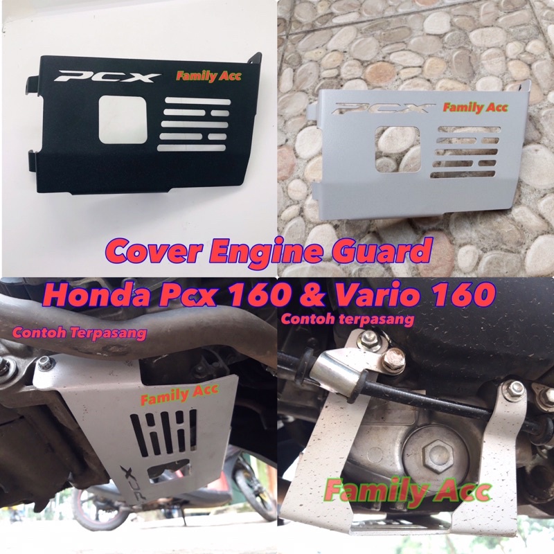 Cover Engine Guard New Honda Pcx 160 / Cover Pelindung Mesin Dek Bawah New Honda Pcx 160/ Honda Vario 160 / Adv 160 Bahan Tebal