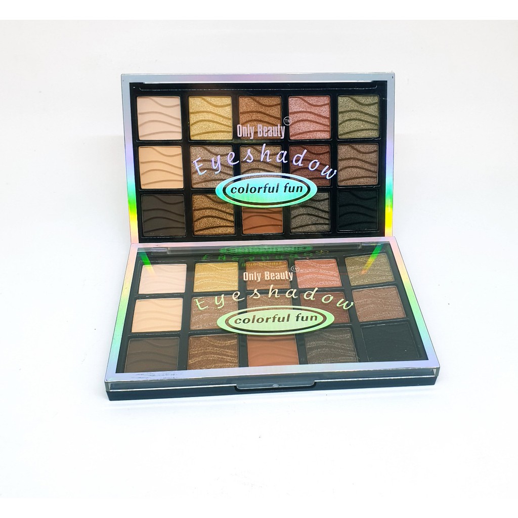 EYESHADOW ONLY BEAUTY 15 Colors Eyeshadow Palette Bright Lux&amp;Neturals&amp;Twilight&amp;Tropical