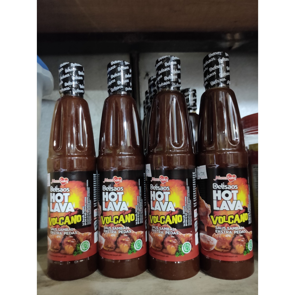 

mamasuka delisaos saus hot lava volcano 160gram