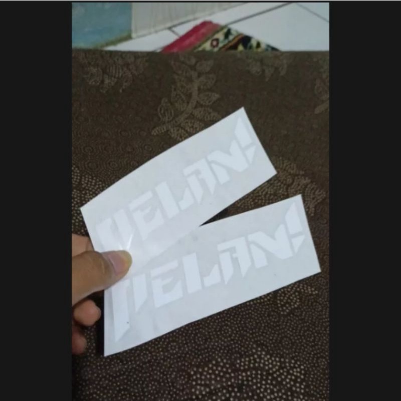 stiker motor cutting pelan new series kren kekinian anti air viral