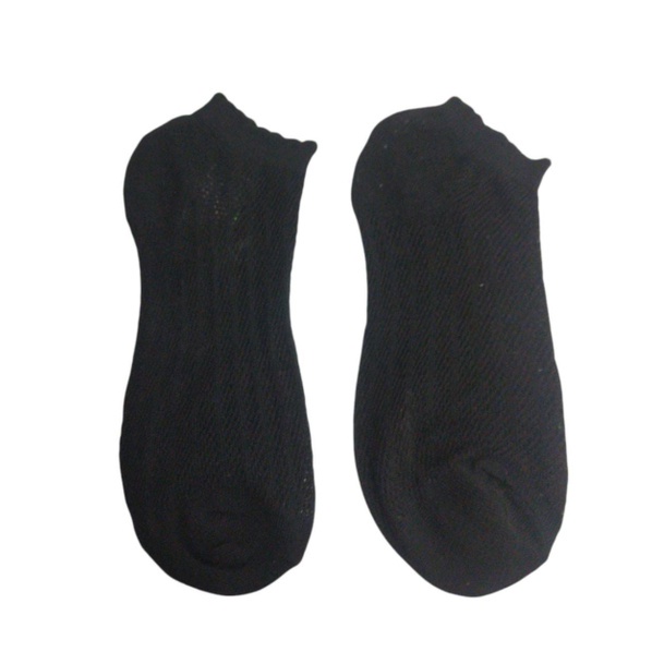 ❄ TMALL ❄  Kaos Kaki Polos Pria Wanita Bahan Spandek Plus Polyester Fashion Import Murah R108 R568 KK006-MOTIF 3 HITAM
