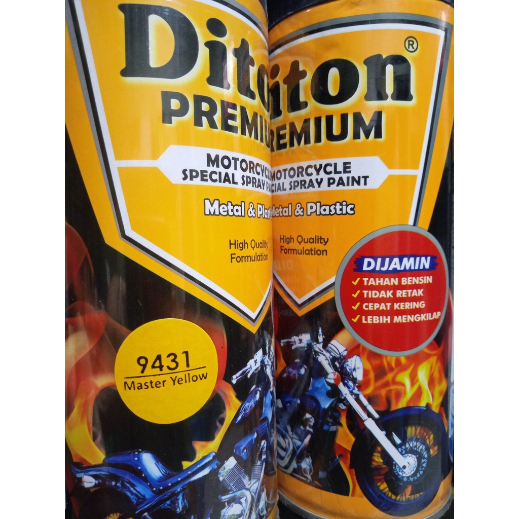 Pilok Pilox DITON Premium 9431 Master Yellow / Kuning Tua (400cc/400ml)