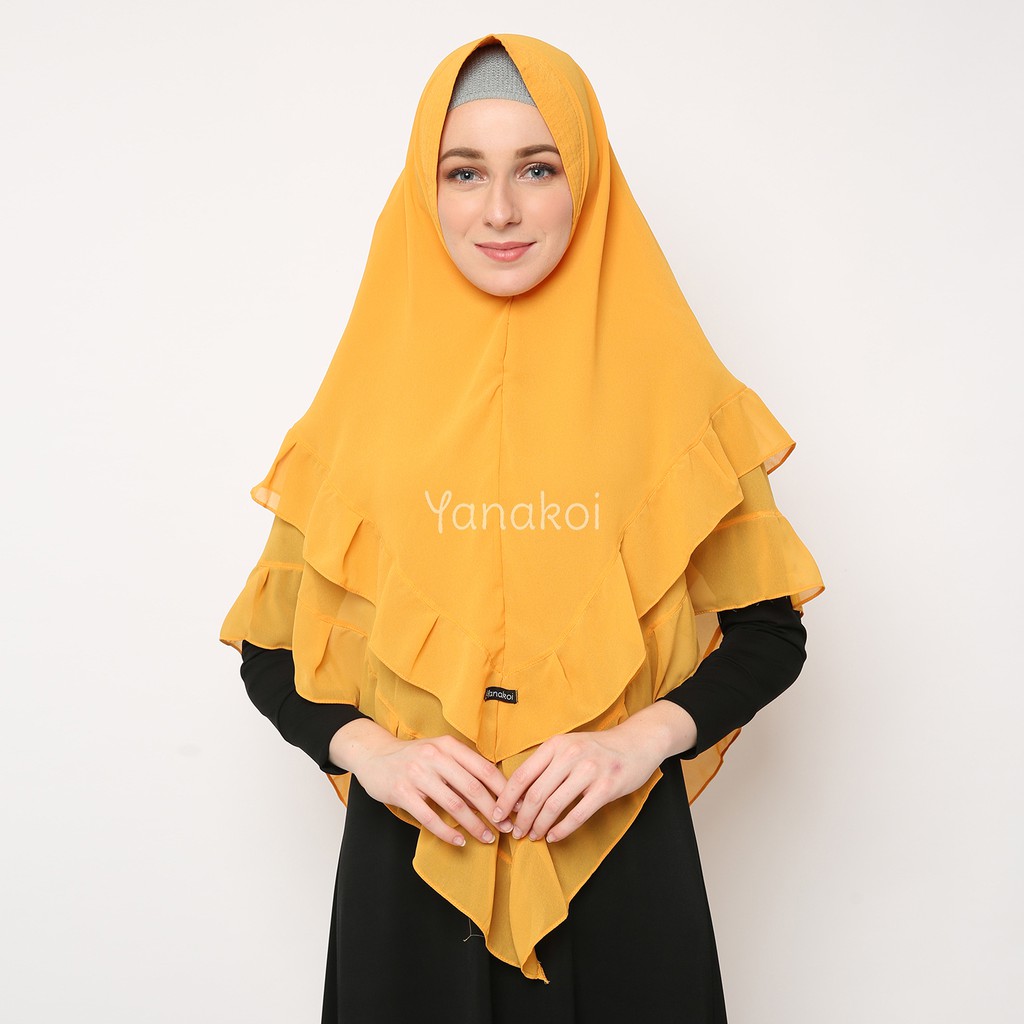 70 Warna Jilbab Kuning Kunyit 6820