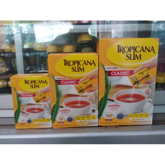 

TROPICANA SLIM CLASSIC KLASIK GULA ISI 25 / 50 / 100