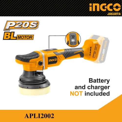 Mesin Poles Mobil Brushless/ Mesin Pemoles Cordless 20V INGCO APLI2002