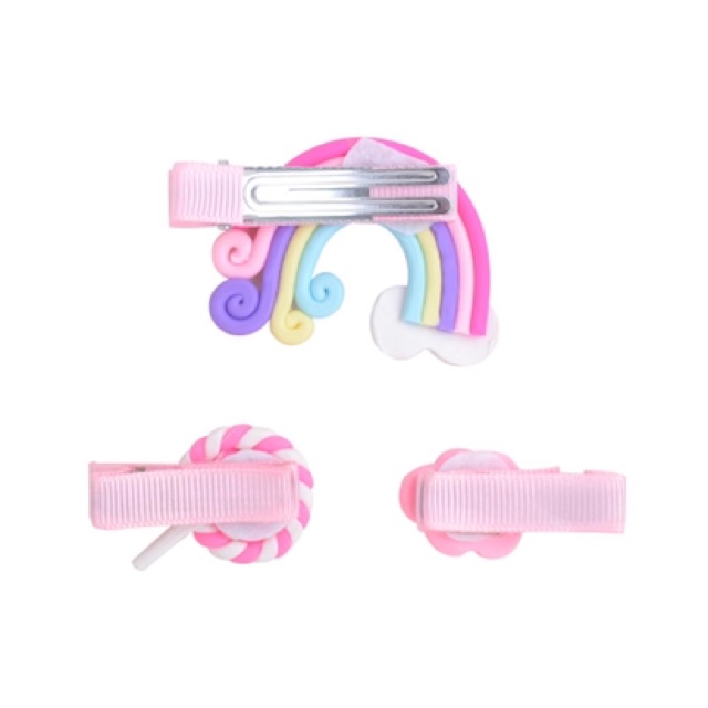 JOYFULBABY Rainbow Candy Jepit Rambut Anak