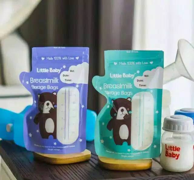 Little baby Kantong Asi 120ml + 200ml Thermal Sensor baru Y1