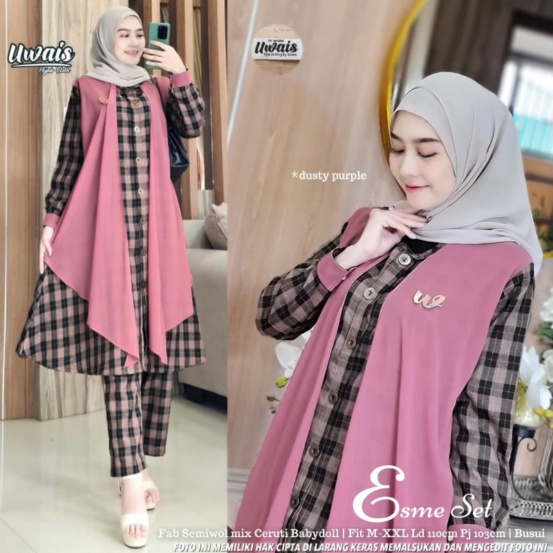 ESME SET BY UWAIS TERBARU NEWARRIVAL ORI
