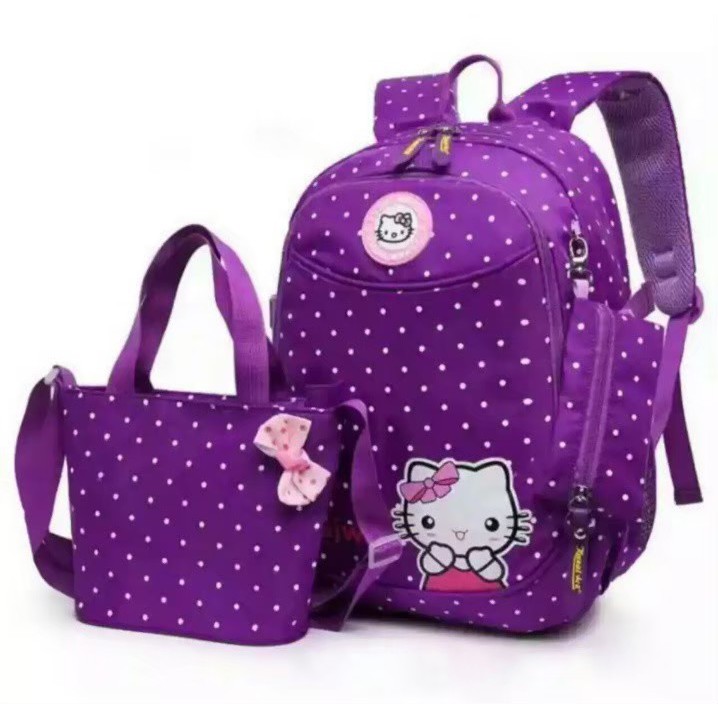 Tas Ransel Anak Perempuan Tas sekolah Backpack Multifungsi Hello kity