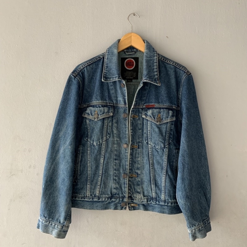 jaket jeans denim Lucky Strike