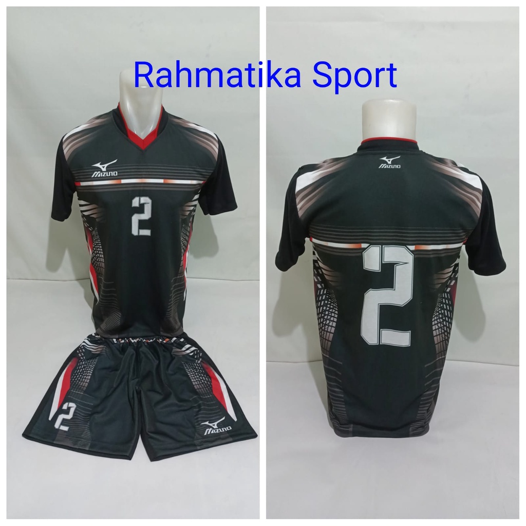 Jersey Kaos Voli Setelan Mizuno