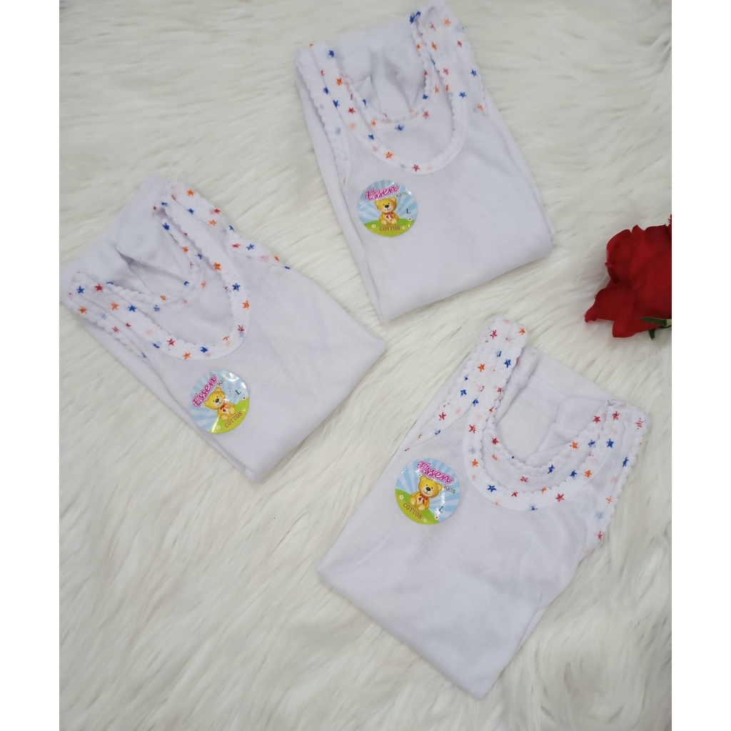 Singlet Bayi Kaos Dalam Anak / Baju Singlet Kaos Dalam Anak Bayi Motif Dan Polos/Essen Kids511-7