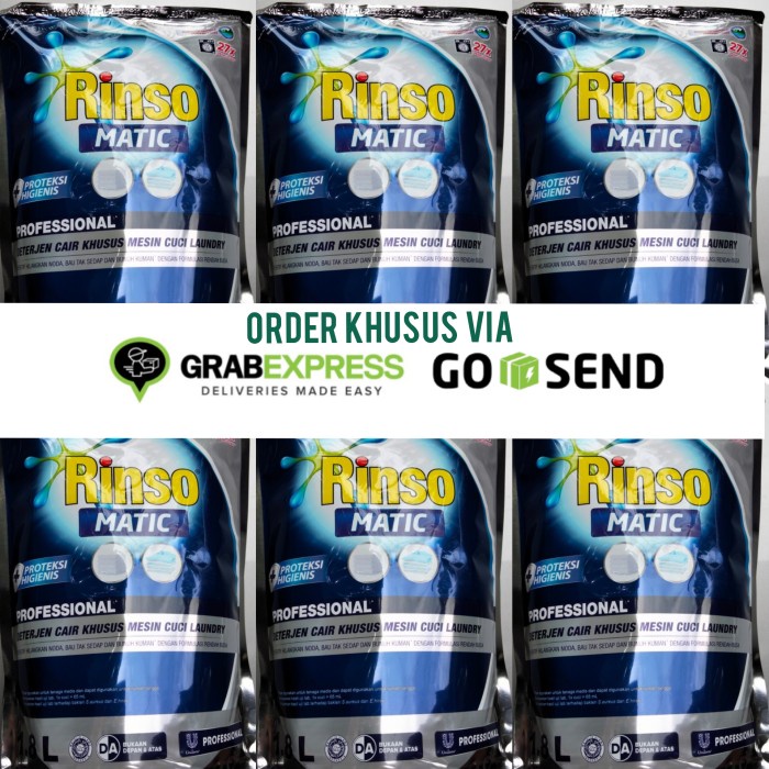 1 DUS RINSO CAIR MATIC 1.8 LITER isi 6 pcs ORDER Khusus VIA GOJEK