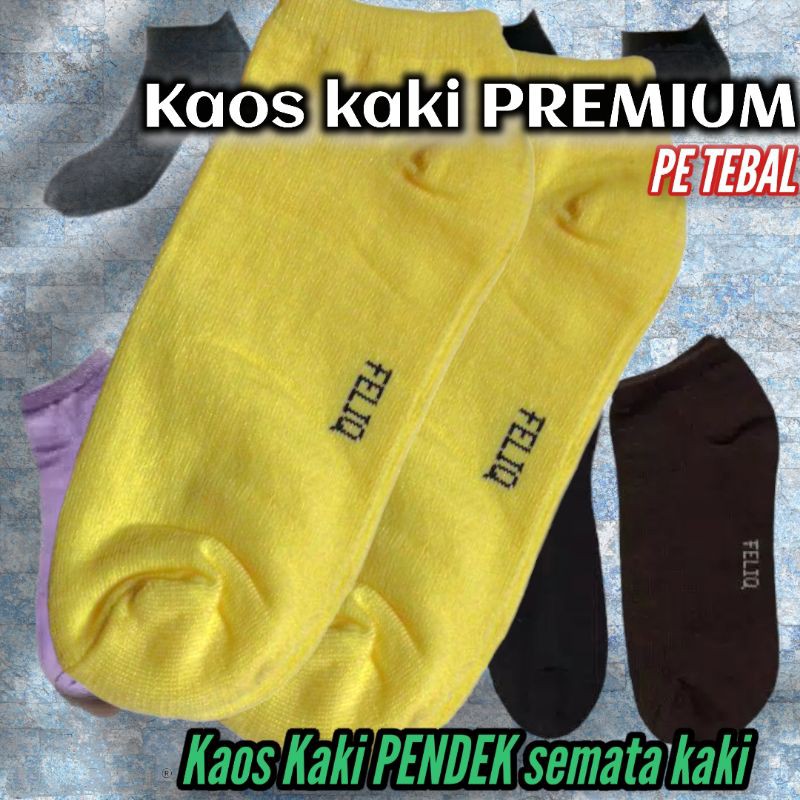 Kaos kaki pendek/kaos kako semata kaki spandek premium tebal anti bakteri