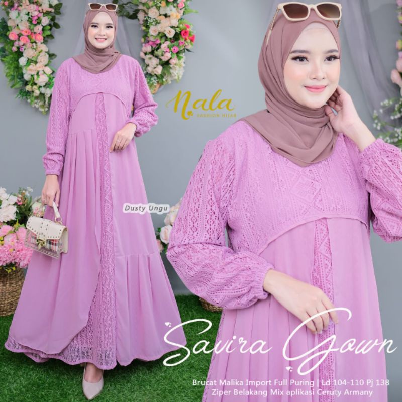 Savira Gown ORI by Nala// gaun ORI//BRUKAT ORI