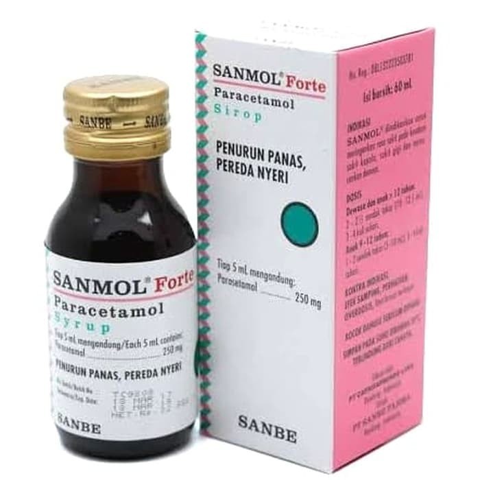 SANMOL FORTE SIRUP ANAK DAN DEWASA