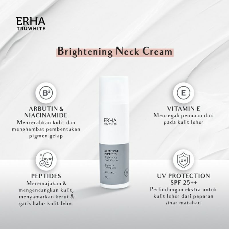 ERHA Truwhite Brightening Neck Cream 30g