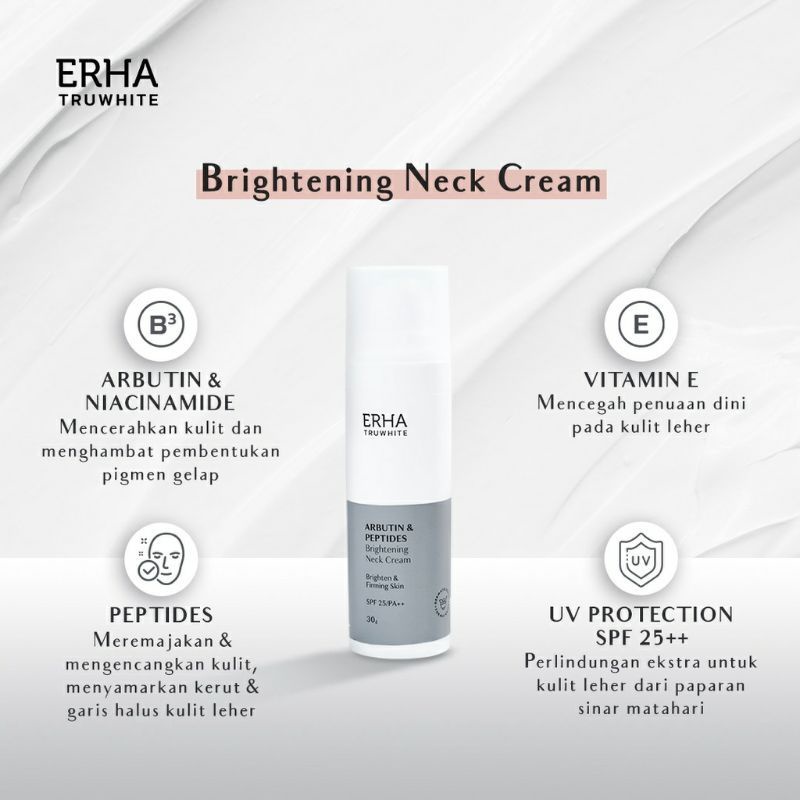 ERHA Truwhite Brightening Neck Cream 30g