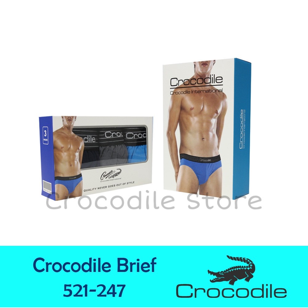 Celana Dalam Crocodile Artikel 521-247 (3 Pcs in Box)