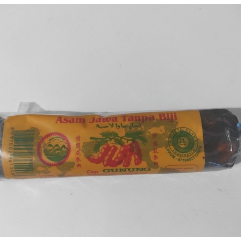 

Asem Jawa / Asam Jawa / Asem Madura Tanpa Biji cap Gunung 150 gr