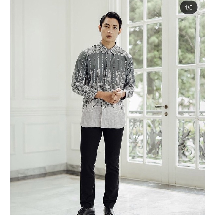 Rayyan shirt Stone M by Geulis