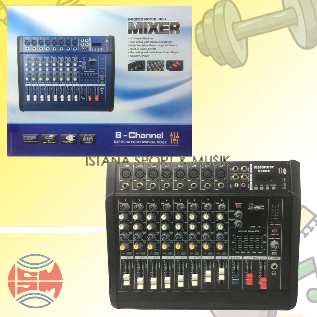 Mixer Visioneer MX802D