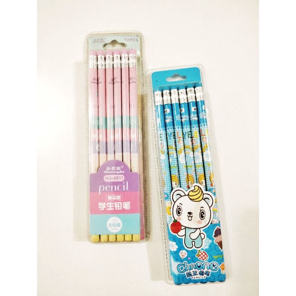 

PENSIL + STIP ISI 12 Pcs