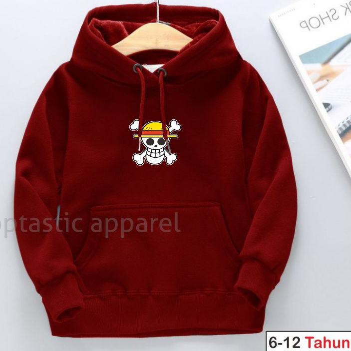 SALEE.. ONE PIECE BTS JIMIN EXO Jaket Distro Sweater Hoodie anak Laki-laki perempuan LOGO FLEECE