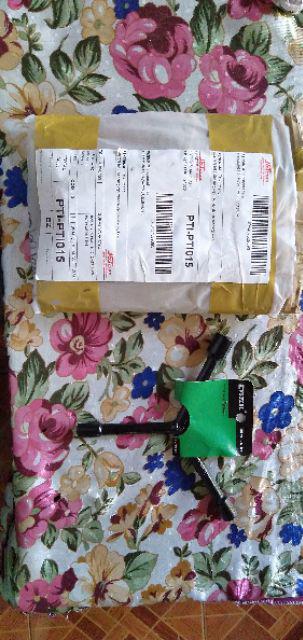 Kunci Y 8-10-12 Ktp Sock Putih Crome/black 3in1