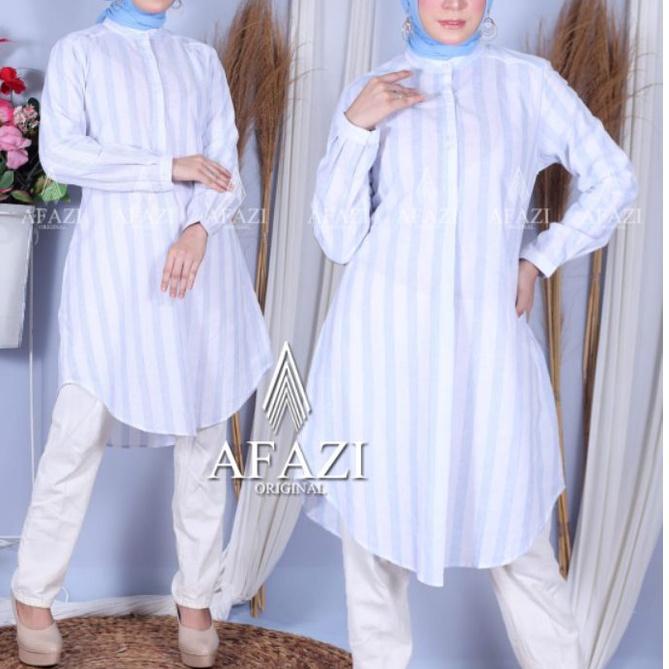 [ Trusted ] -78 * TUNIK PREMIUM AFAZI ORIGINAL BAHAN LINEN TERBARU TERLARIS I FASHION WANITA I GROSI