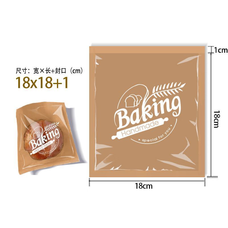 PLASTIK ROTI SEALER ROTI BOY POLO KRAFT KOMBINASI BAKING HANDMADE