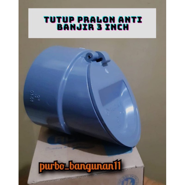 Tutup Pipa 3 inch Penutup Dop Pralon Anti Banjir Tikus Got Air