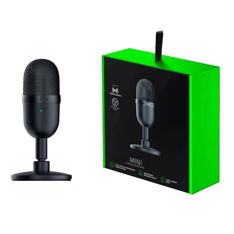 Razer Seiren Mikrofon Kondenser Mini USB ultra compact Untuk streaming