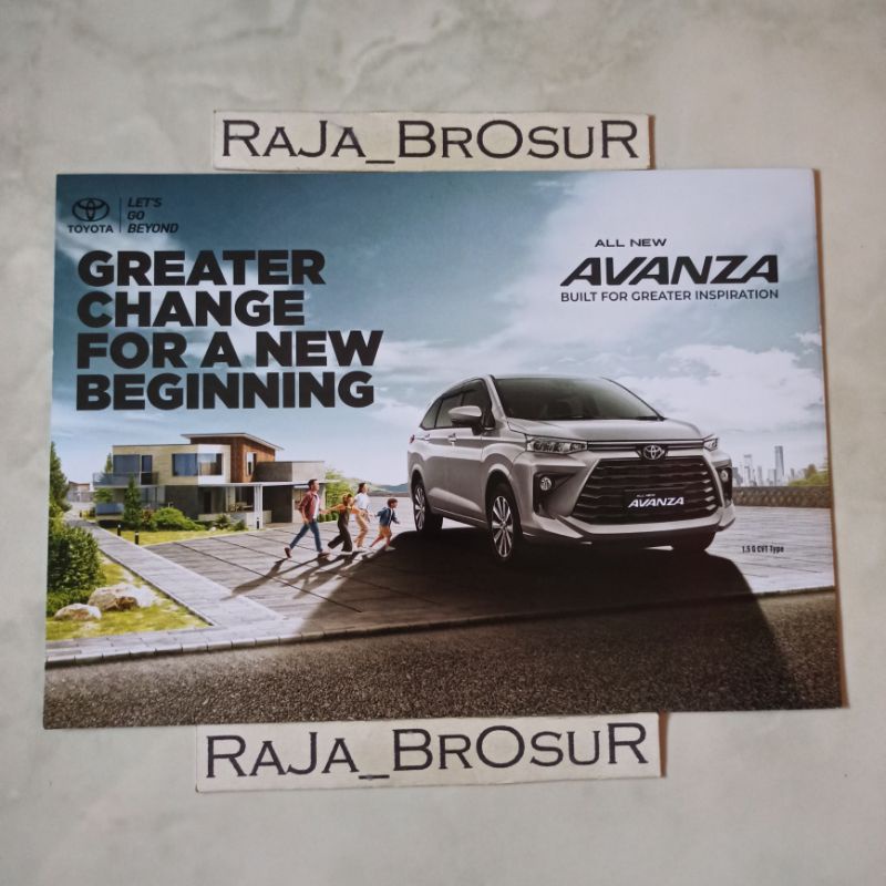 Poster brosur katalog leaflet Toyota All New Avanza 2021