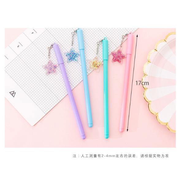 

PULPEN GEL GANTUNGAN BOLA BINTANG GLITTER - CIRCLE BLUE