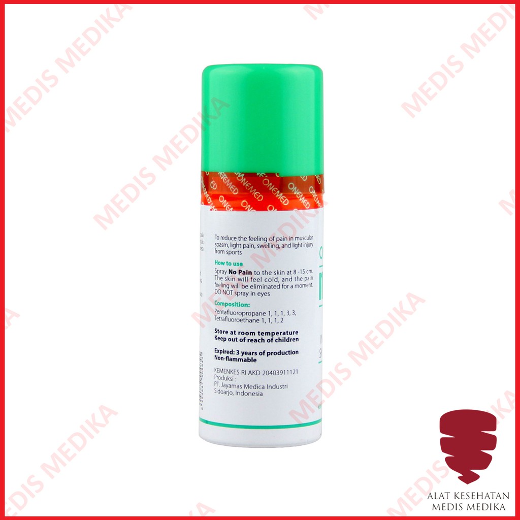 No Pain Spray 100 ml Onemed Obat Pereda Sakit Otot Semprotan Kram 100ml