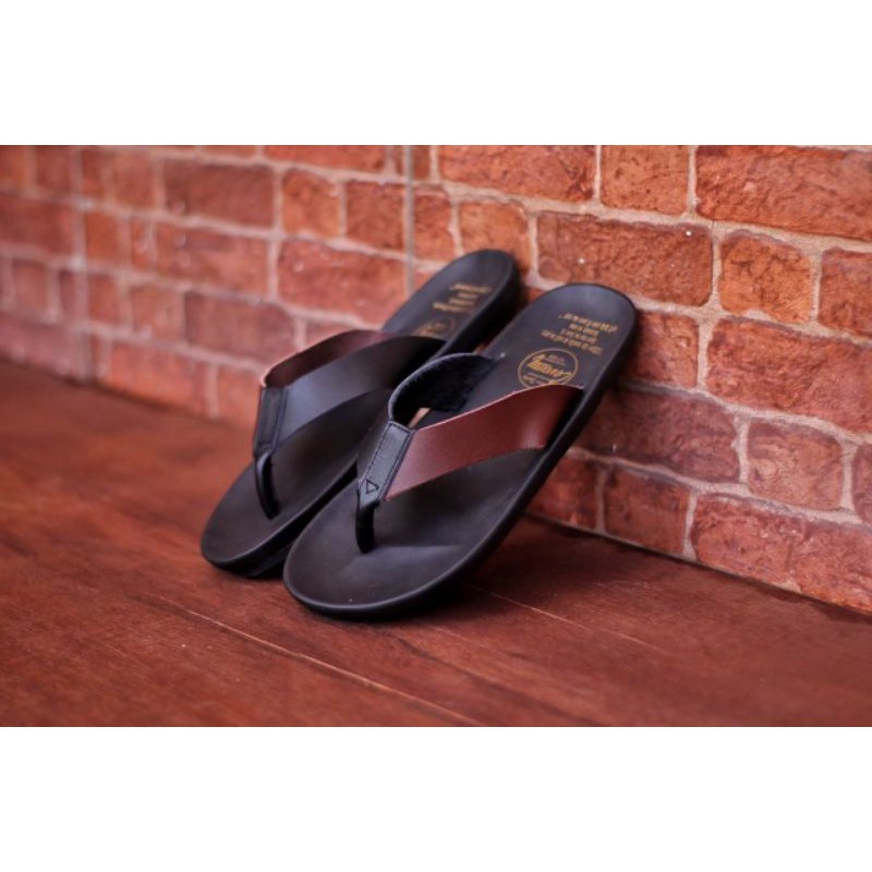 (BISA COD)Sandal Pria Kulit Asli - Cevany SC03C SANDAL PRIA KULIT ASLI ORIGINAL