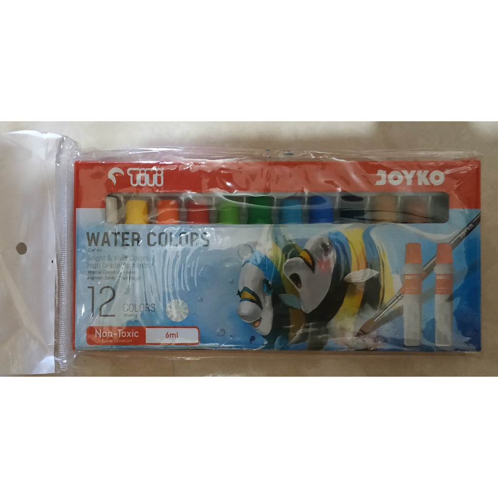 

Cat Air Titi Joyko Water Colors 12 colors 6ml