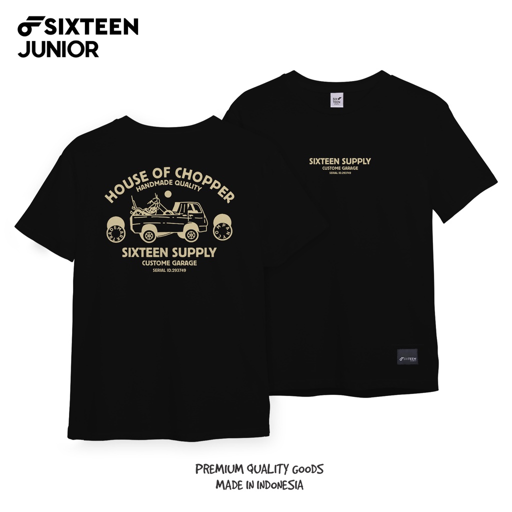 Kaos Distro Anak 9-16 Tahun 100% Cotton Sixteen