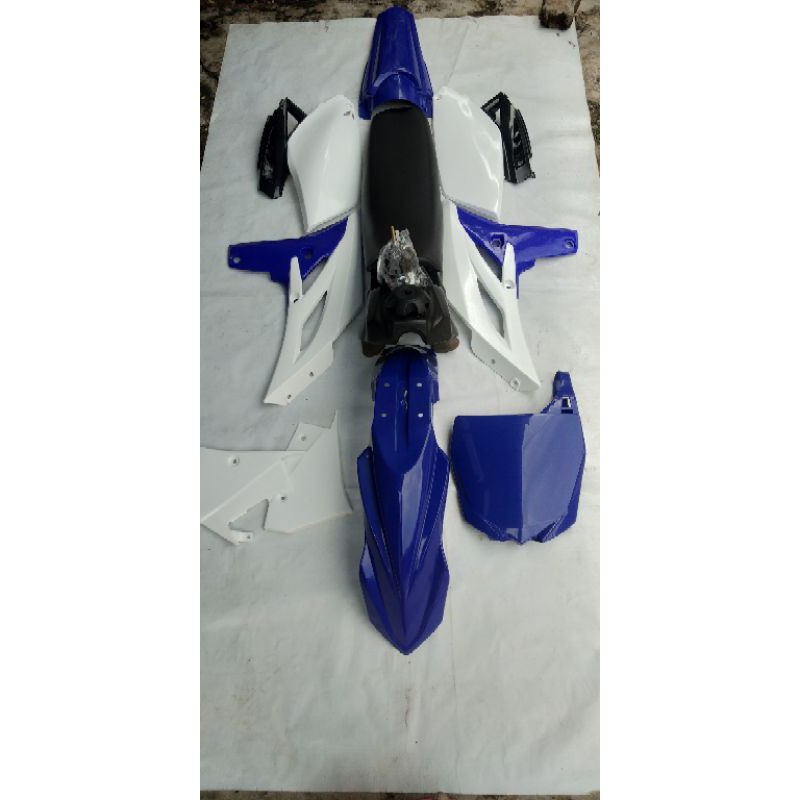 body set trail yz 250f lengkap jok dan tangki